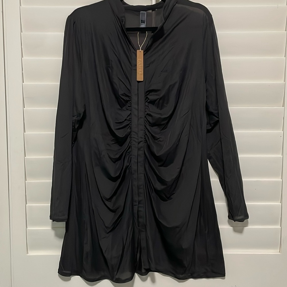 SKIMS Long Sleeve Ruched Dress